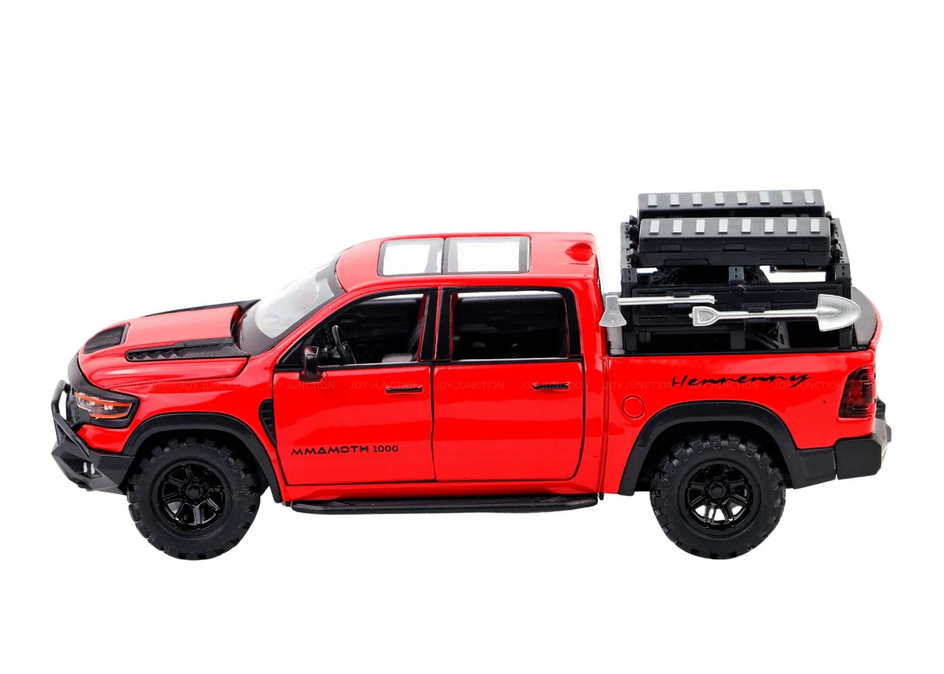 Ram Mamoth 1:32 Scale Diecast Car – Metal Toy Truck with Lights, Sound & Pull-Back Action